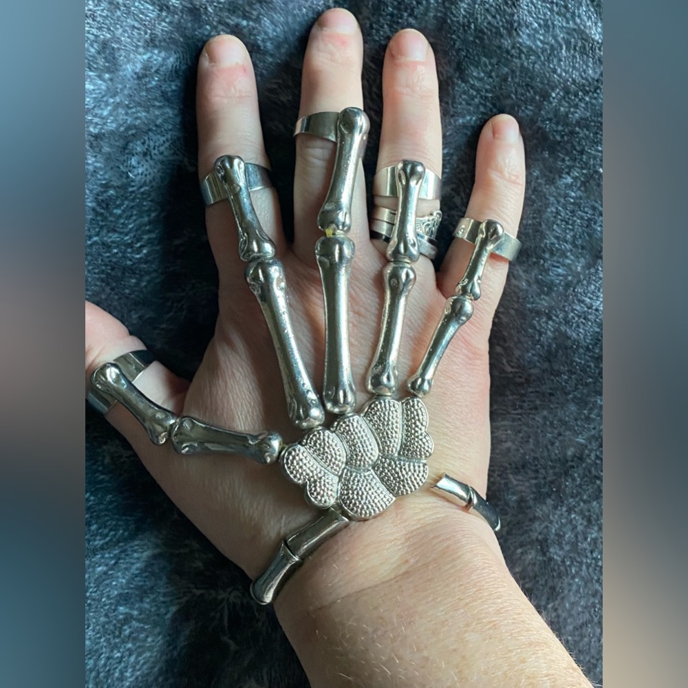 Skeleton Hand Slave Bracelet